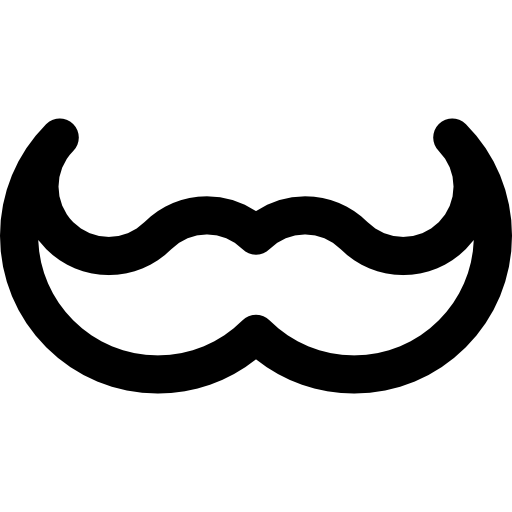 수염 Basic Rounded Lineal icon