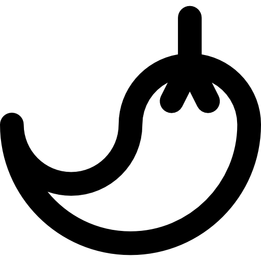 唐辛子 Basic Rounded Lineal icon