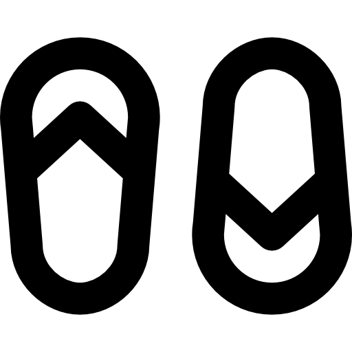 chancletas Basic Rounded Lineal icono