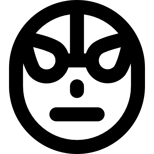 Wrestling Basic Rounded Lineal icon