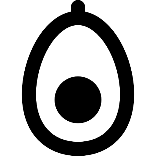 avocado Basic Rounded Lineal icona