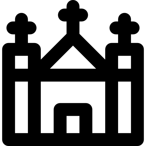 Церковь Basic Rounded Lineal иконка