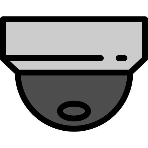 Cctv Detailed Rounded Lineal color icon