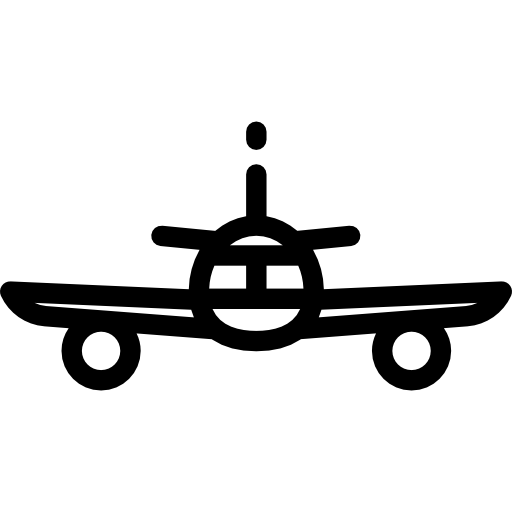 飛行機 Detailed Rounded Lineal icon