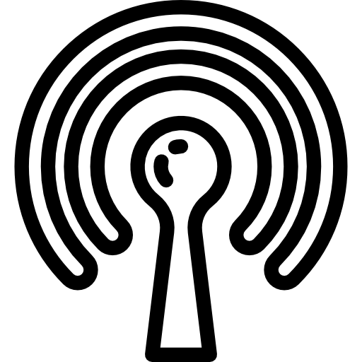 信号 Detailed Rounded Lineal icon
