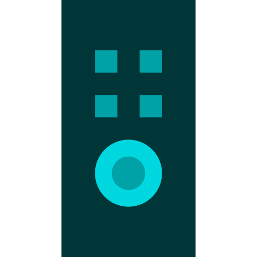 리모콘 Basic Straight Flat icon