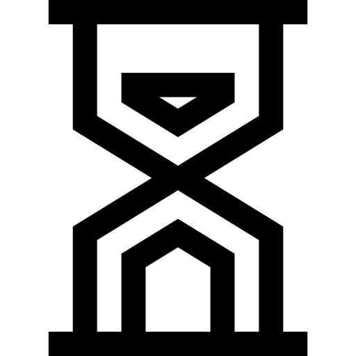 klepsydra Basic Straight Lineal ikona