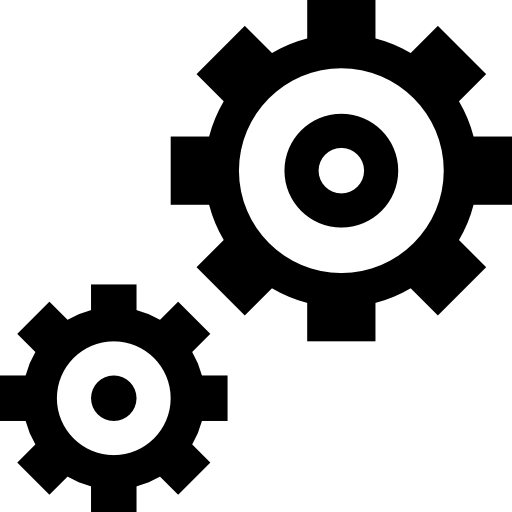 Gears Basic Straight Lineal icon