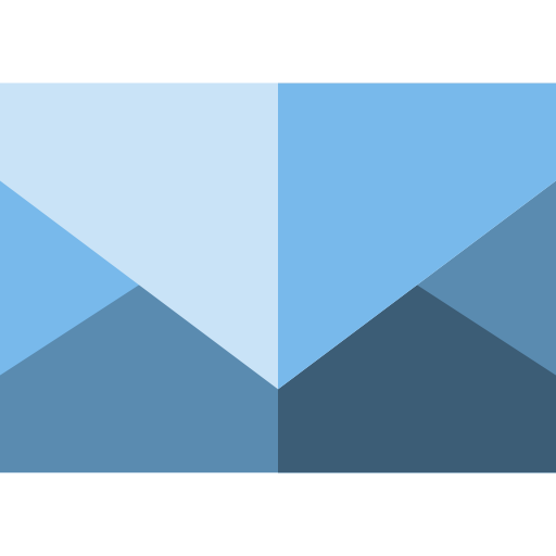 mail Basic Straight Flat icon
