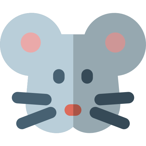 szczur Basic Rounded Flat ikona