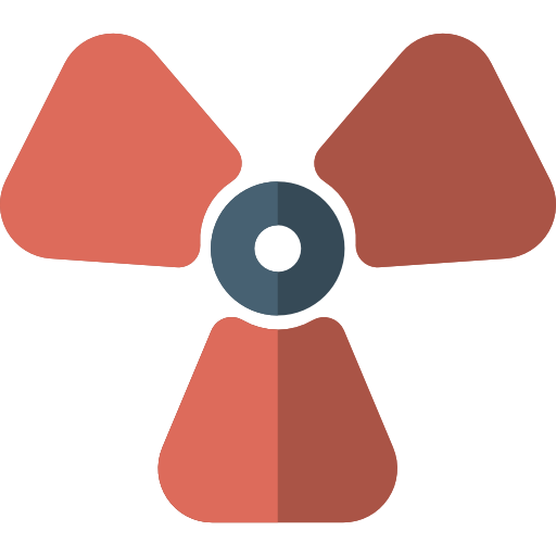 放射線 Basic Rounded Flat icon