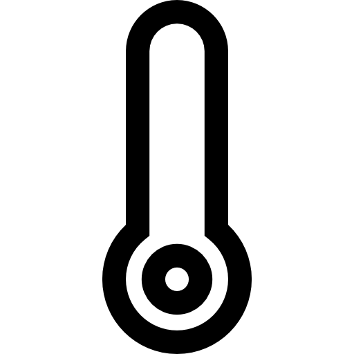 Thermometer Basic Straight Lineal icon
