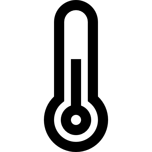 thermometer Basic Straight Lineal icoon