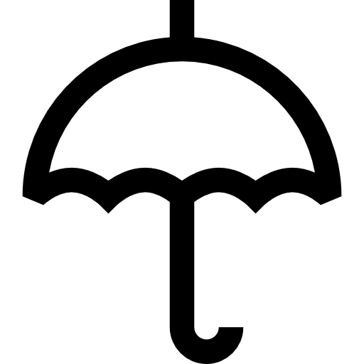 Umbrella Basic Straight Lineal icon