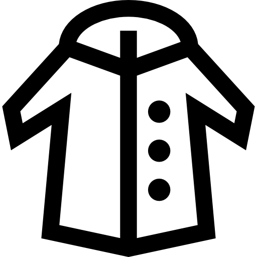 casaco Basic Straight Lineal Ícone