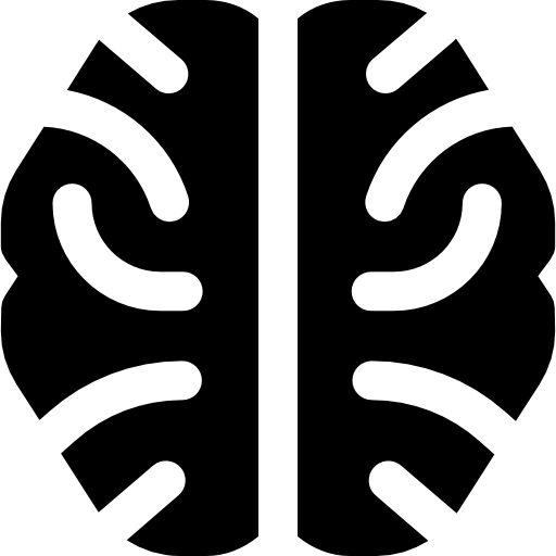 脳 Basic Rounded Filled icon
