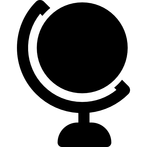 aardbol Basic Rounded Filled icoon