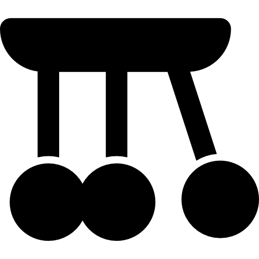 뉴턴 요람 Basic Rounded Filled icon
