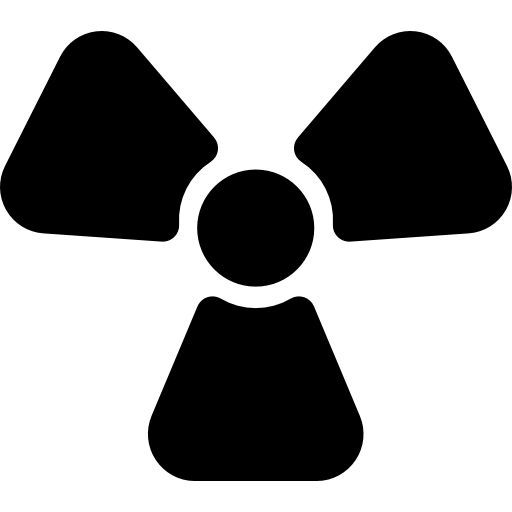 promieniowanie Basic Rounded Filled ikona