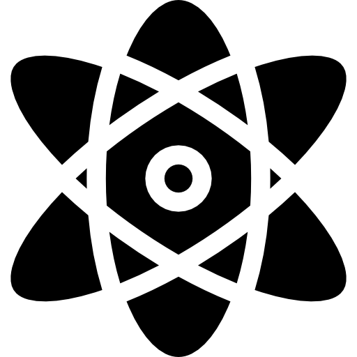 atom Basic Rounded Filled ikona