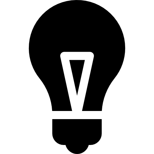 電球 Basic Rounded Filled icon