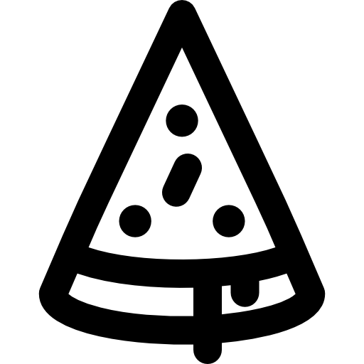 pizza Basic Rounded Lineal icon