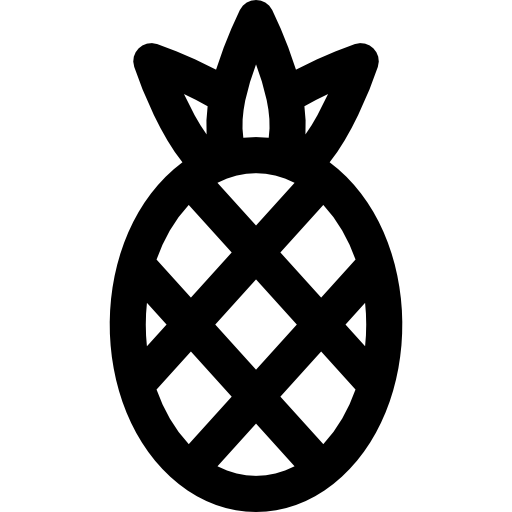 パイナップル Basic Rounded Lineal icon