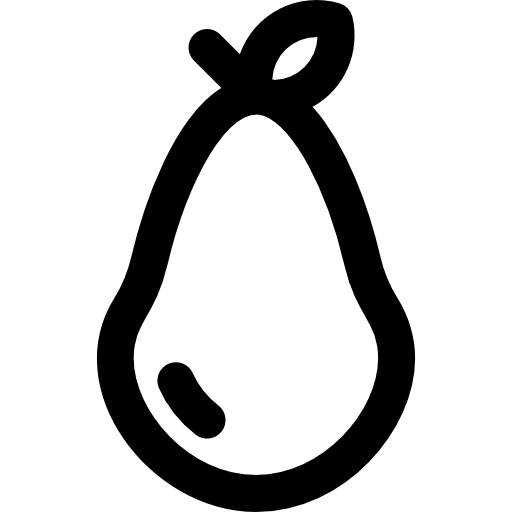 Груша Basic Rounded Lineal иконка