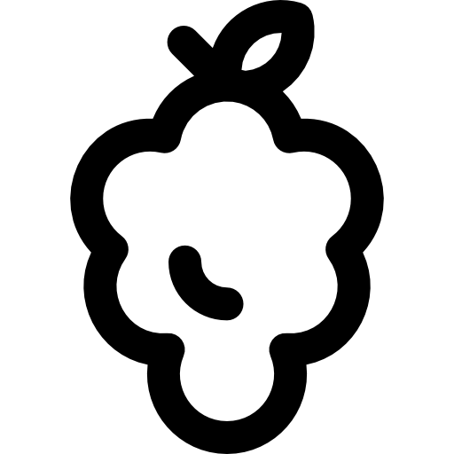 포도 Basic Rounded Lineal icon