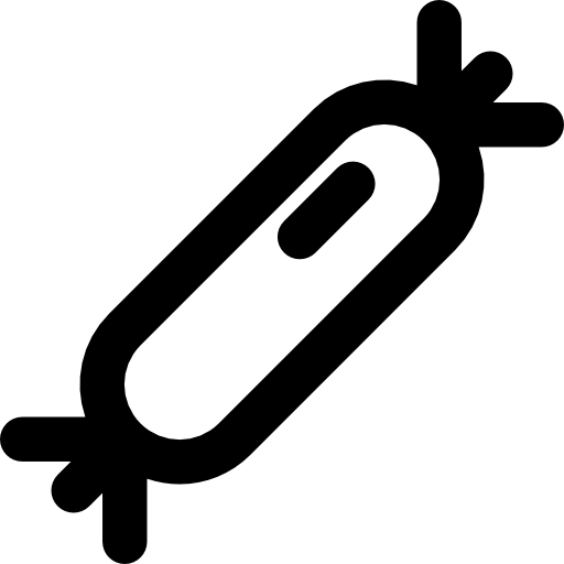 salsiccia Basic Rounded Lineal icona