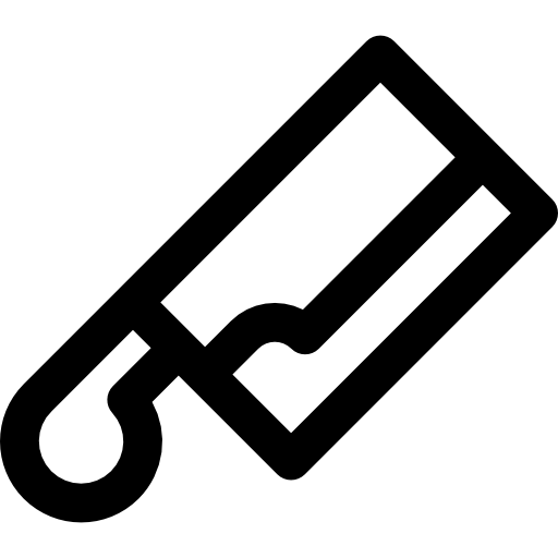 faca Basic Rounded Lineal Ícone