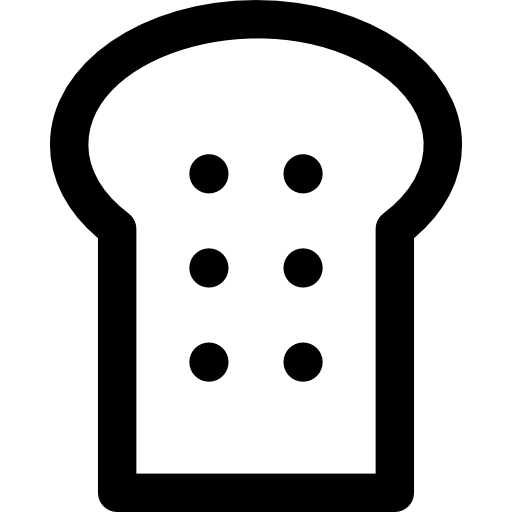 Хлеб Basic Rounded Lineal иконка