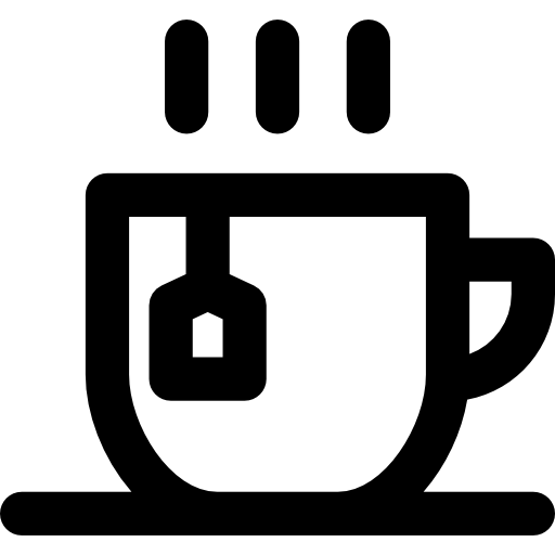 お茶 Basic Rounded Lineal icon