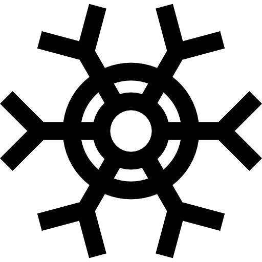 schneeflocke Basic Straight Filled icon