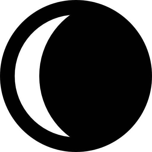 Луна Basic Straight Filled иконка