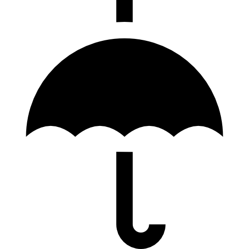 Umbrella Basic Straight Filled icon