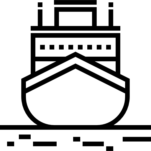 embarcacion Detailed Straight Lineal icono