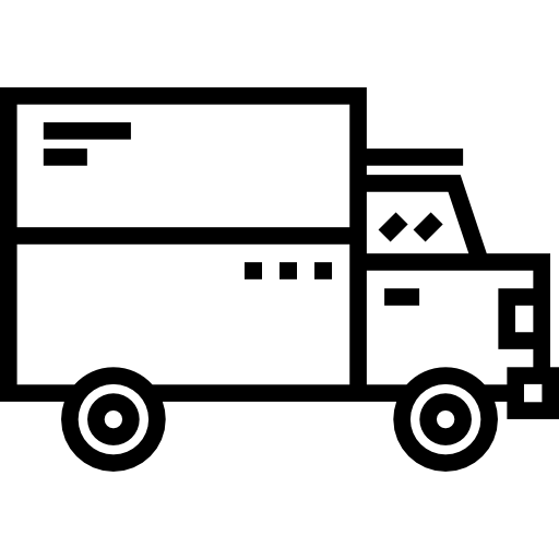 トラック Detailed Straight Lineal icon