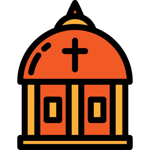 vaticano Detailed Rounded Lineal color icono