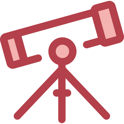 teleskop Monochrome Red ikona