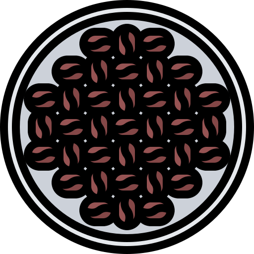 Coffee beans Coloring Color icon
