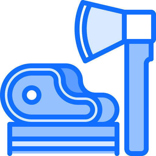 도끼 Coloring Blue icon