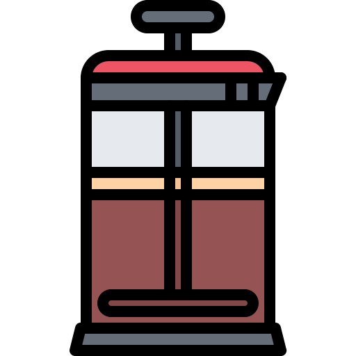 French press Coloring Color icon