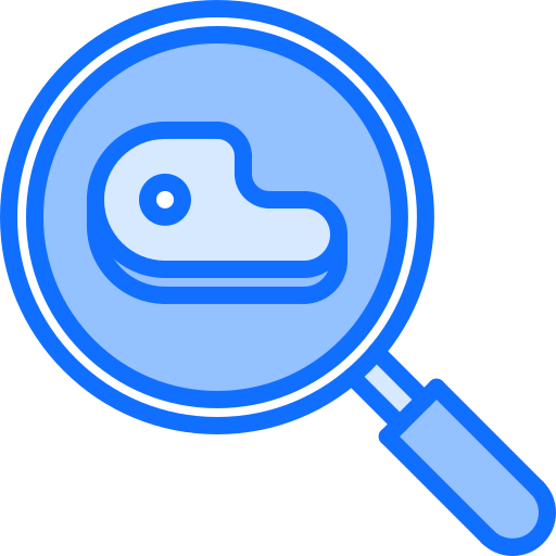 Search Coloring Blue icon