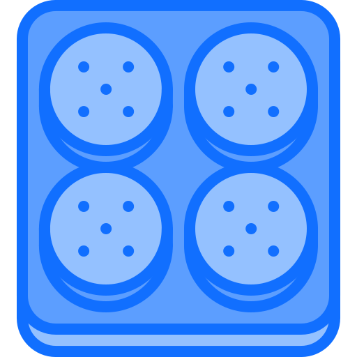 Hamburguesa Coloring Blue icono