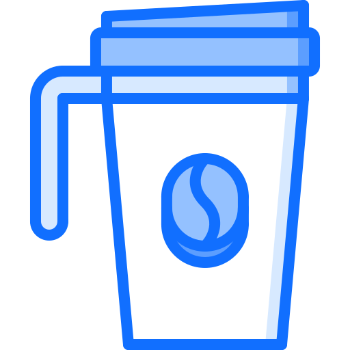 tasse à café Coloring Blue Icône
