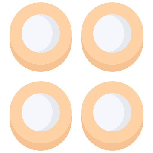 Cuajada Coloring Flat icono