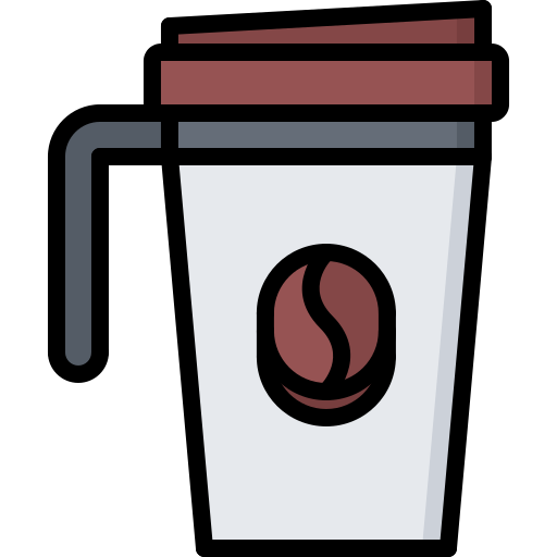 filiżanka kawy Coloring Color ikona