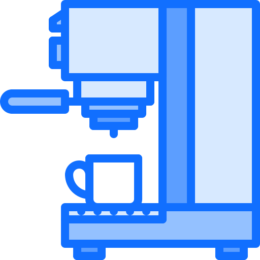 machine à café Coloring Blue Icône