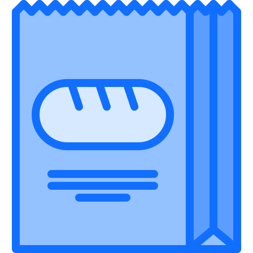 Bread Coloring Blue icon